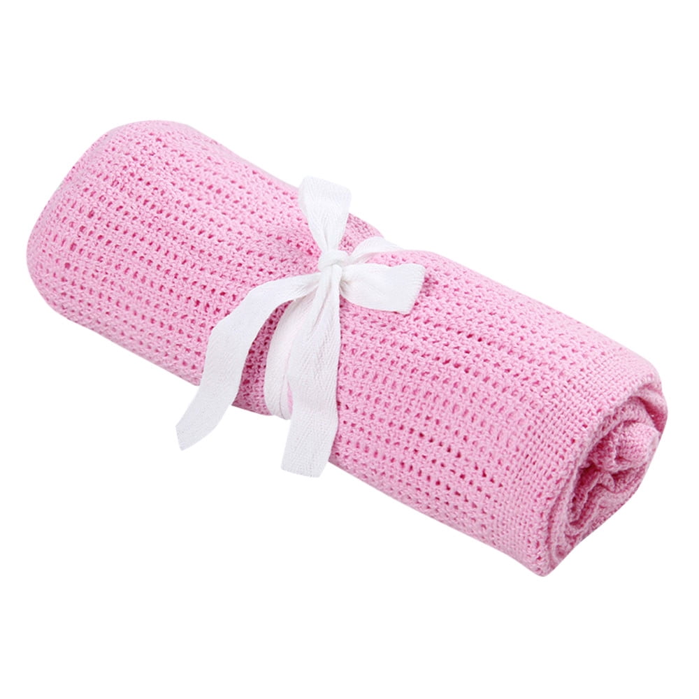 Cream Cellular Cotton Blanket for Prams Moses Baskets 100x75cm Cribs n/écessit/é by DK