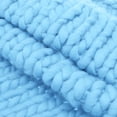 thumbnail image 4 of Rectangle Hand-woven Bulky Soft Chunky Knit Bedding Blanket Thick Yarn Knitted Sofa Throw Rug - 9 Colors, 4 of 6