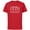 Red, variant on Jedi: Survivor Cal Kestis Game Title Logo - Short Sleeve Cotton T-Shirt for Adults - Customized-Black
