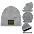 thumbnail image 3 of Waffle House Unisex Knitted Beanie, Warm Fleece-Lined Beanie For Autumn And Winter, Suitable For Skiing And Various Occasions., 3 of 7