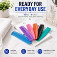 thumbnail image 7 of OPALESQUE 60 Pack Pocket Combs, Fine and Wide Tooth Plastic Hair Combs, Lightweight Combs for Daily Styling, Travel, Purse, Salon and Home Use, 6 Colors, 7 of 7