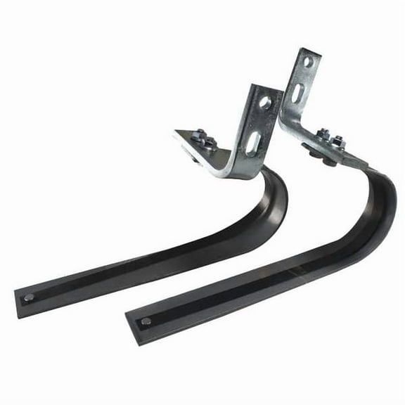 American Garage Door Supply Garage Door Bumper, Steel, 11 in L, PK2 SL100