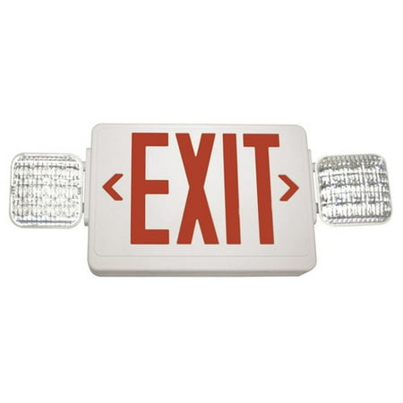 Barron Lighting Exitronix Exit Led Emergency Combo Light Com Barron Lighting This On Opens A Dialog That Displays Additional Images For With The Option To Zoom In Or Out