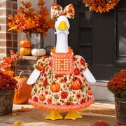 Sruoe Porch Goose Outfits, 23" Porch Goose Clothes for Lawn Yard and Patio Decoration, Lawn Goose Clothing for Cement Goose Lawn Goose Outfit, Garden Goose Costume