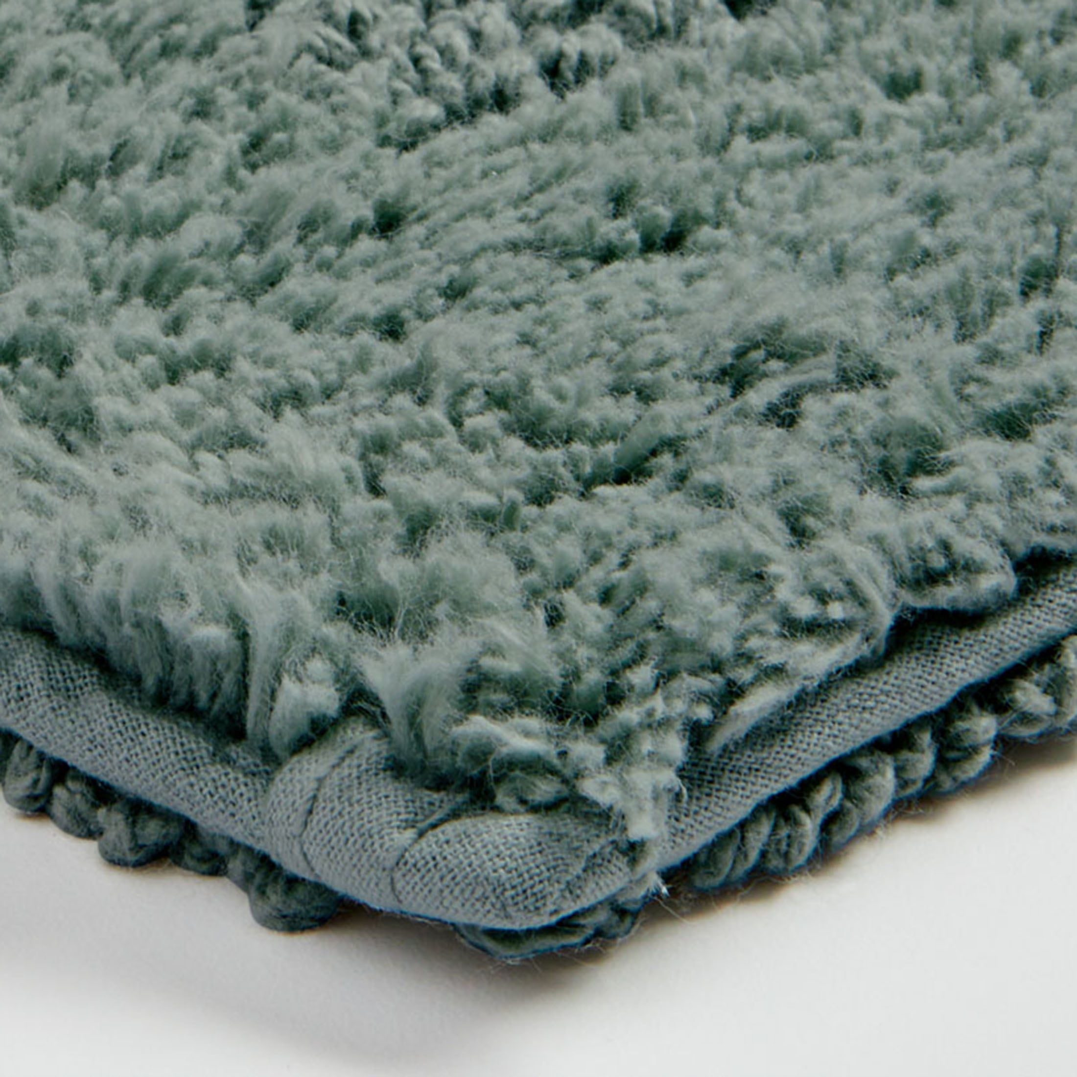 Better Homes & Gardens Cotton Reversible Bath Rug, Green River, 17" x 24"