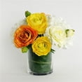 thumbnail image 1 of RG Style RN003 Artificiel - Arrangement de Fleurs de Soie avec Vase et Ranunculus Arrangement 3, 1 of 1