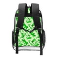 thumbnail image 2 of Rocae Green Lizard for 16inch Clear Backpack Transparent School Backpack for Women Men, Capacity Clear Bag for College, Travel, 2 of 7