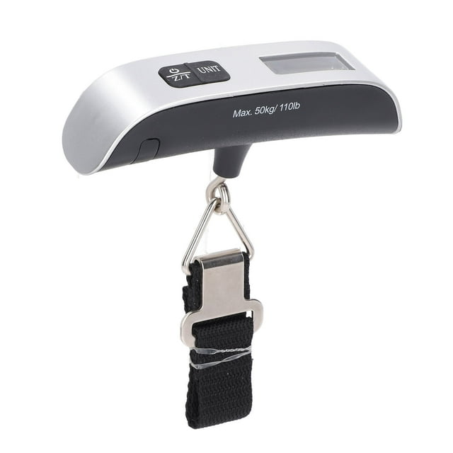 Báscula Con Pantalla LCD, Báscula Electrónica Portátil, Báscula Digital Colgante Para Equipaje De Alta Precisión, 50kg
