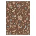 thumbnail image 7 of GENIMO 5'x7' Area Rug for Living Room, Machine Washable Non Slip Low Pile Rug for Bedroom Dining Room, Romantic Floral, Dusty Brown, 7 of 7