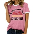 thumbnail image 1 of Xuewenshw T-Shirt à Col Rond Imprimé Élégant pour Femmes, 1 of 3