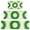 Green Tie Dye, variant on Indigo Tie Dye Floral Mandala Kitchen Rugs Sets Of 3,Kitchen Runner Rugs Non Skid Washable,Decorative Kitchen Floor Mats for Kitchen,Sink,Laundry,17"x30"+ 17"x47" + 17"x59"