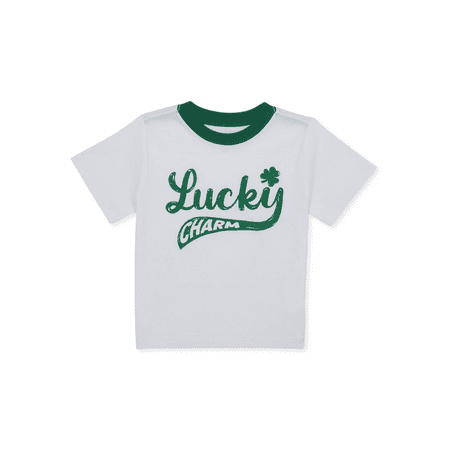 

WAY TO CELEBRATE! St. Patrick s Day Toddler Boy Short Sleeve Graphic T-Shirt Sizes 12 Months-5T