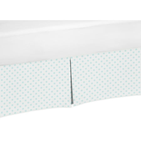 UPC: 0846480073512 | Watercolor Floral Polka Dots Crib Dust Ruffle by Sweet Jojo Designs