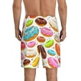 thumbnail image 3 of Naloa Color Donut Men's Short Pajama Pants, Lounge Comfort Shorts with Elasticized Waistband and Side Pockets - Small, 3 of 9
