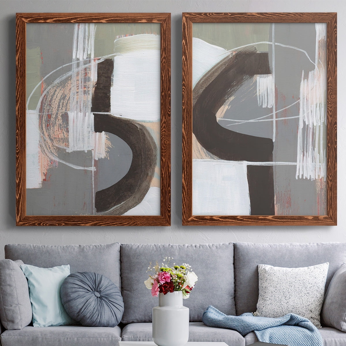 Arching Neutrals III - Premium Framed Canvas - Ready to Hang