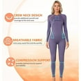 thumbnail image 2 of Charmo Seamless Thermal Underwear for Womens Long Johns Thermal Suit Stretchy Ski Base Layer Sets Cold Weather Winter, 2 of 10