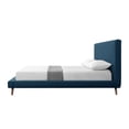 thumbnail image 4 of Loft Lyfe Jessie Platform Bed Linen Upholstery Queen Size, Denim, 4 of 9