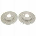 thumbnail image 2 of Power Stop Rear Pair of Drilled and Slotted Brake Rotors AR8225XPR, 2 of 4