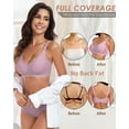 thumbnail image 4 of Wireless Bras for Women No Underwire Full Coverage Padded Push Up T Shirt Bras Seamless Bralette Comfort Everyday Bra, 4 of 6