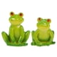 thumbnail image 5 of Mini figuritas de rana en miniatura, adornos de rana realistas, estatuas de animales para jardín, 2 uds., 5 of 5