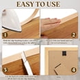 thumbnail image 6 of 1-1/8 Inch x 25ft Wood Veneer Edge Banding, Pre-Glued Flexible White Edging Strips, Iron on with Hot Melt Adhesive Wood Tape for Cabinet Repair and Furniture Restoration, 6 of 7