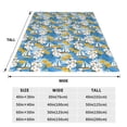 thumbnail image 3 of Pofeuu Flower and Sail Boat Print Ultra-Soft Micro Fleece Blanket,for Bed Or Sofa,All Season Throw Blankets Flannel Blanket-60"x50", 3 of 7