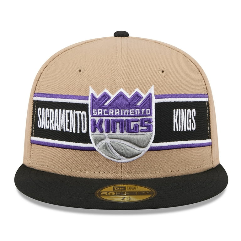 Men's New Era Tan/Black Sacramento Kings 2024 NBA Draft 59FIFTY