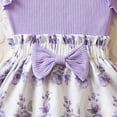thumbnail image 6 of TAmten 18-24 Month Girl Clothes Ruffled Sleeveless Top Skirt 2pcs Toddler Girl Summer Clothes(Purple,2-3 Years), 6 of 7