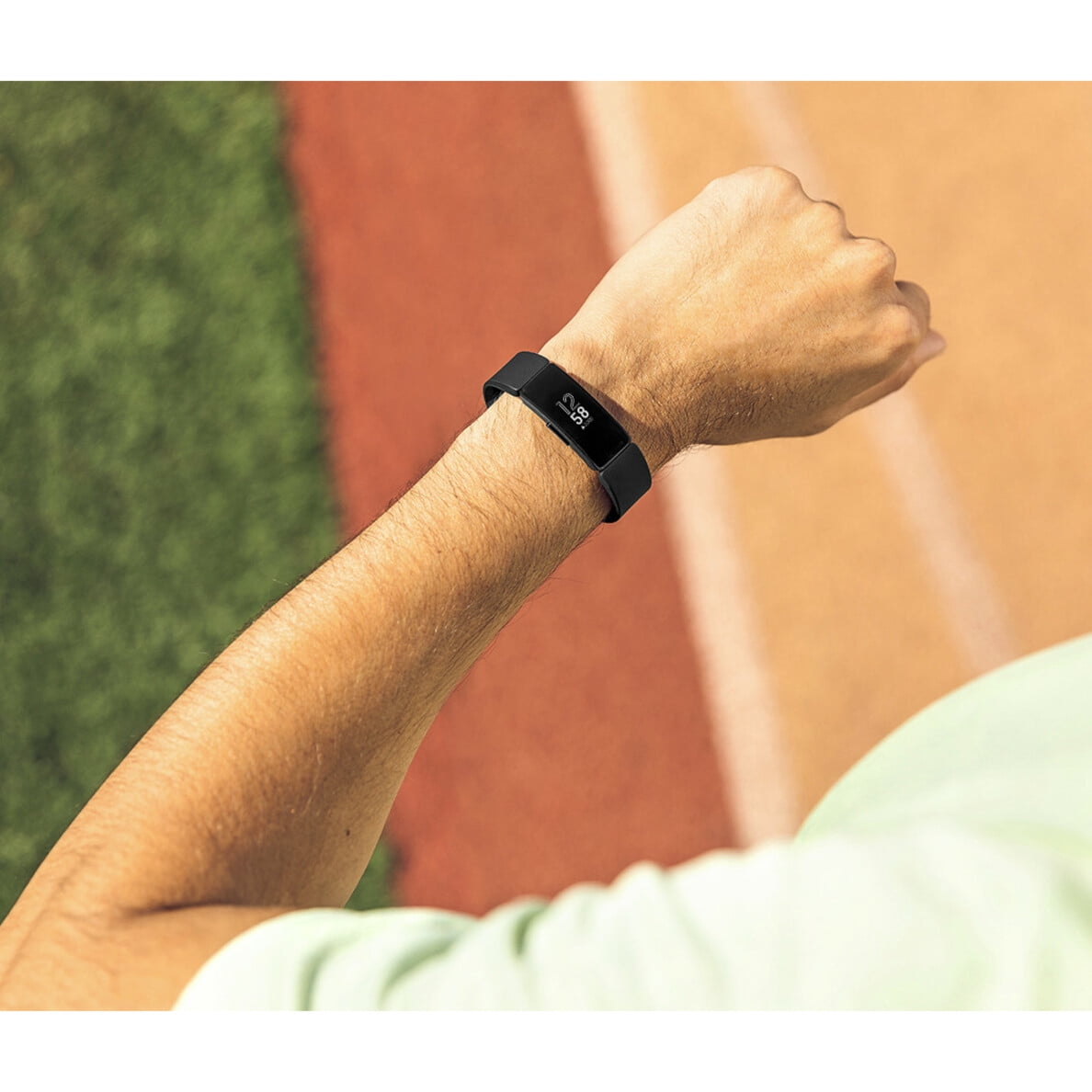 Fitbit Inspire Family Accessory Band in Black, Small
