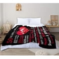 thumbnail image 3 of 50th Wedding Anniversary Personalized Blankets Gifts for Couples Husband Wife Dad Mom Grandma Grandpa Throw Blanket 50 Years of Marriage Anniversary Celebration Gift Ideas Cozy Fleece Sherpa Blanket, 3 of 5