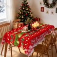 thumbnail image 4 of Tchckioa Red Christmas Bells Tablecloth,Waterproof Table Cover for Kitchen Decor,60x84 Inch Rectangle, 4 of 7