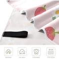 thumbnail image 3 of Coolnut 71x31In Absorbent Quick Drying Beach Towel, Delicate and Easy to Wipe, for Beach Swimming Pools, Bathrooms, Travel and Sports with Mesh Storage Bag-Strawberry Flowers Washcloth Gift, 3 of 7