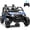 Blue, variant on Joyracer 24 Volt Ride on Toys , 4WD 2-Seater Electric Car for Kids with Remote Control, Power Car Wheels, Music & Bluetooth, LED Lights, Rear Storage Box, Red
