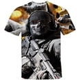 thumbnail image 3 of Ropa para hombre Juego Call Of Duty Warzone Camiseta con impresión 3D Camisetas de cuello redondo para hombre 2024 Verano Harajuku Manga corta Y2K Tops para hombre, 3 of 4