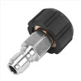 thumbnail image 2 of 3X Pressure Washer Twist Connect M22 14mm X 3/8 Inch Quick Disconnect Plug High Pressure B Fitting Quick Coupler Nipple, 2 of 8