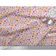 thumbnail image 3 of Soimoi Poly Georgette Fabric Vegetable,Burger & Pizza Food Print Fabric by Yard 42 Inch Wide, 3 of 3