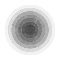 Btomtd Diameter 23.62' Cream Round Floor Mat Entryway Rug for Sofa Area Sound Buffer Doormat Under Coffee Table Bedroom Carpet Plush Rug, Gray