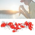thumbnail image 3 of 30 pcs Durable PE Lures Bait Clip Fishing Hook Decoupling Accessories(red), 3 of 9