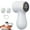 White, variant on Fabric Shaver, Rechargeable Lint Remover Sweater Defuzzer, Intelligent Digital Display Lints Shaver Fuzzs Pills Bobbles Trimmer For Clothes And Furniture - Purple