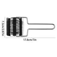 thumbnail image 3 of Stainless Steel Manual Garlic & Scallion Chopper with Adjustable Blade Multi-Functional Vegetable Cutting Tool Noodle Slicer Kitchen Gadget Easy to Clean Portable Handheld Chopping, 3 of 9