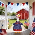 thumbnail image 4 of PEIBang Patriotic Porch Goose Outfit 4th of July Decor,Independence Day Porch Goose Clothes for 23" Goose Statue,USA 250th Anniversary Outdoor Garden Yard Patio Decoration, 4 of 6