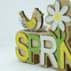 thumbnail image 4 of pstuiky Letras de flores de Pascua de madera para decoración del hogar rural adornos de mesa de madera, 4 of 7