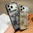 thumbnail image 5 of Dteck for iPhone 11 Bling Diamond Butterfly Case, Cute Luxury Sparkle Glitter Diamond Crystal Rhinestone Protective Case Cover for Girls Women Kids, Silver, 5 of 6