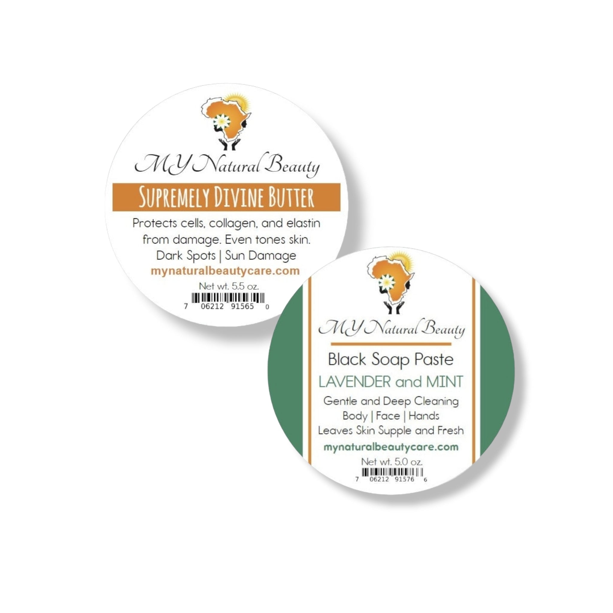 ALLNATURAL Paste Soap and Scar Repair COMBO Set LAVENDER and MINT