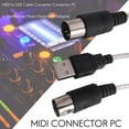 thumbnail image 3 of MIDI to USB Cable Converter Connector PC to Synthesizer Music Keyboard Adapter for Home Music Studio, 3 of 4