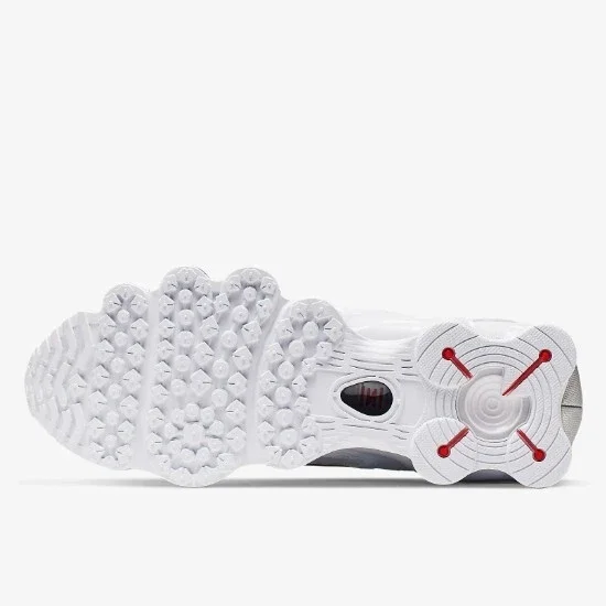 Nike Shox TL Shoes 'White/Metallic Silver' (AV3595-100