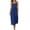 Blue, variant on Gingham Dress Women Loose Cozy Spaghetti Strap Pleated Midi Dresses Casual Summer Round Neck Beach Vacation Dress 2026 Green L