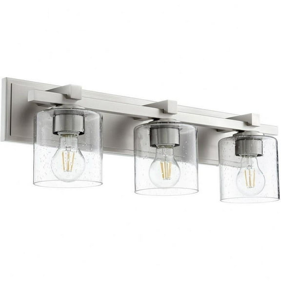 3 Light Cylinder Bathroom Light Fiture in Style 24 inches Wide By 7.5 inches High Bailey Street Home 183-Bel-4636759