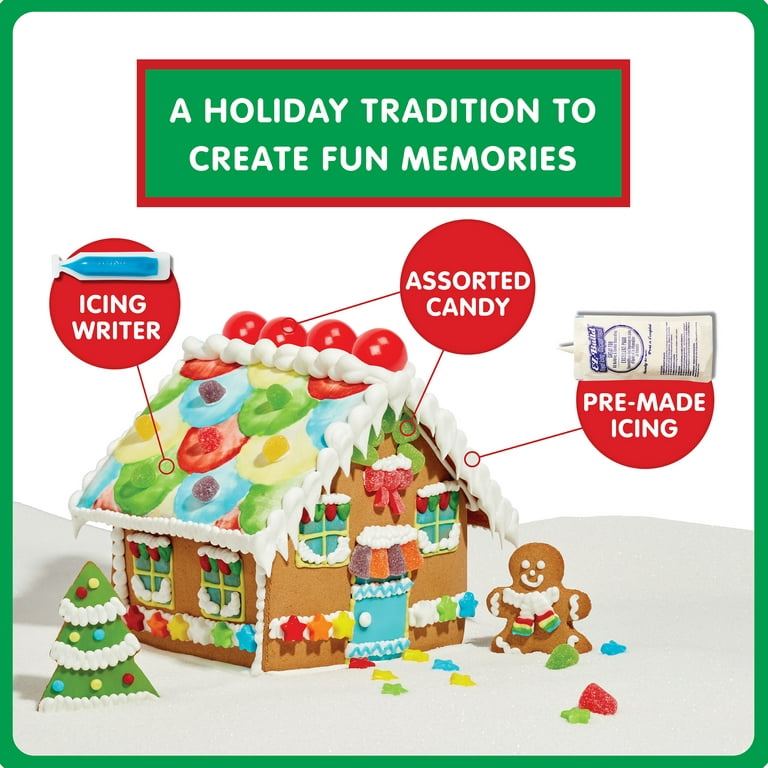 Gingerbread Holiday Painting Kit and Written Instructions — Petite