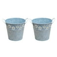 thumbnail image 1 of 2 Pcs Petit Seau Design Marguerite Conteneur de Fleurs Rétro Maison Vase à Fleurs, 1 of 9